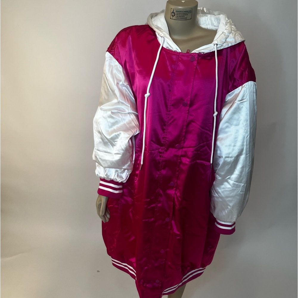 Pink over sized jacket